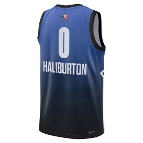 Camiseta Hombre All-Star 2023 Team 1 Tyrese Haliburton 0 Nike Azul Swingman